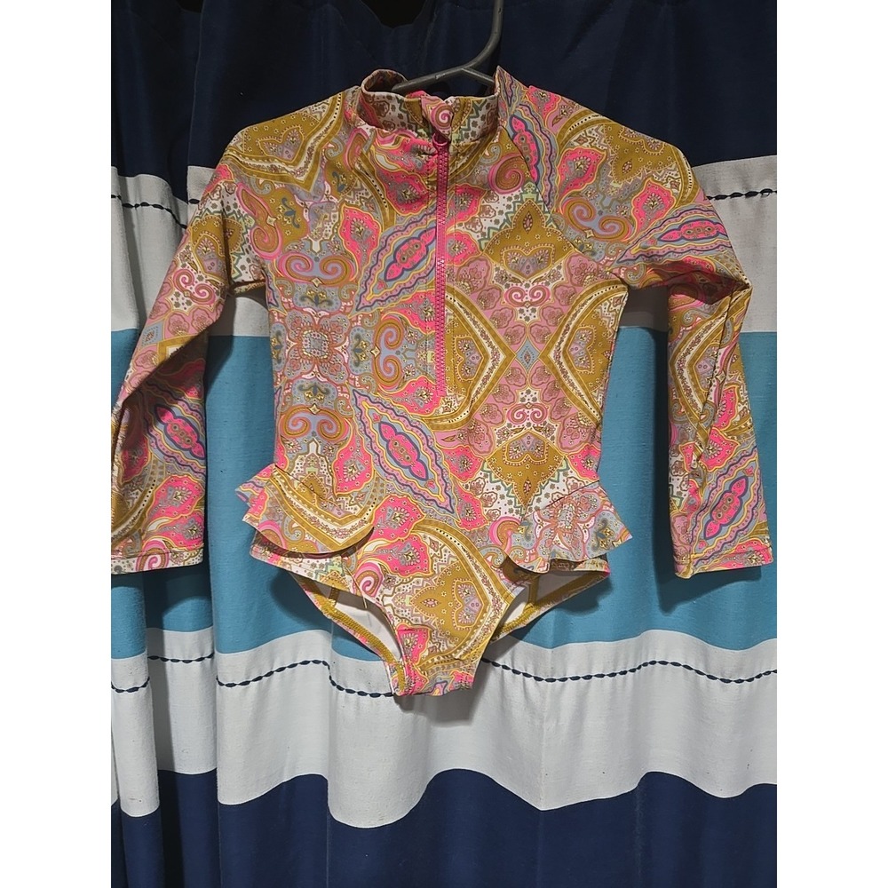 Jessica Simpson Toddler 3t Paisley One Piece Swimsuit